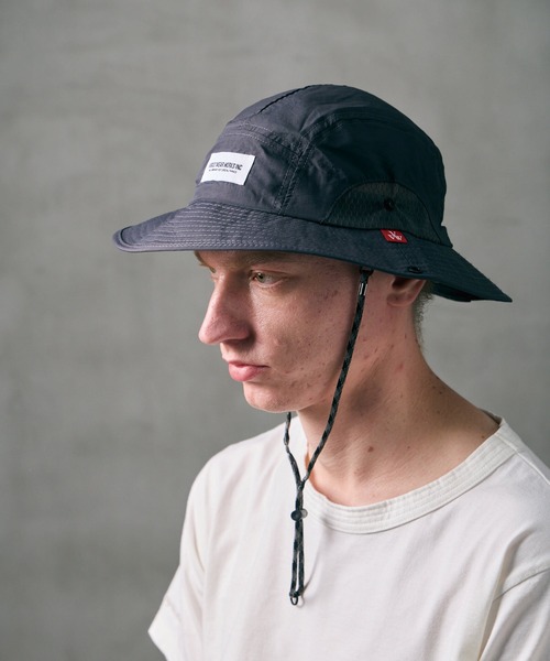 VIRGOwearworks（ヴァルゴウェアワークス）の「UTILITY BREEZE HAT（ハット・メンズ・ベージュ/ブラック/チャコールグレー・FREE）」の15枚目の写真