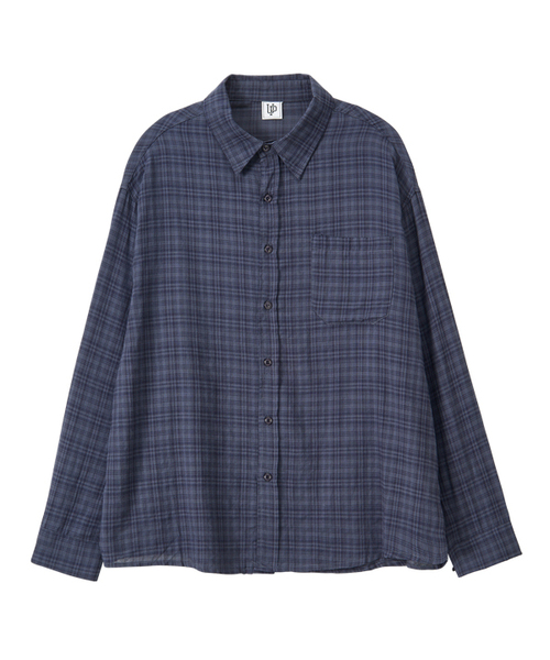 UNKNOWN PLANET(アンノウンプラネット)の「プラネットチェックシャツネイビー(シャツ/ブラウス・レディース・その他・LARGE/SMALL/MEDIUM)」の1枚目の写真