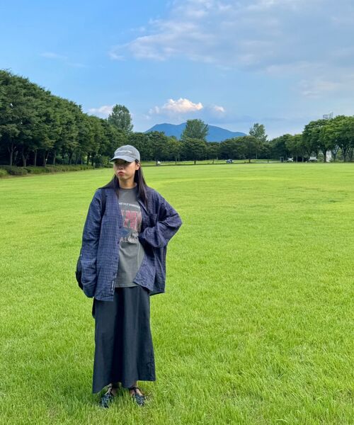 UNKNOWN PLANET(アンノウンプラネット)の「プラネットチェックシャツネイビー(シャツ/ブラウス・レディース・その他・LARGE/SMALL/MEDIUM)」の2枚目の写真