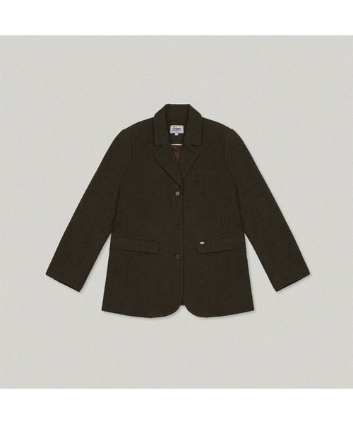 EPI WOOL SINGLE JACKET [BROWN]