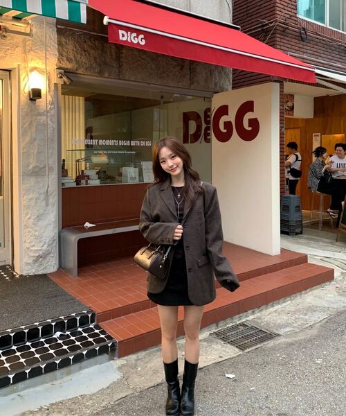 FOLNUA(フォルニュア)の「EPI WOOL SINGLE JACKET (BROWN)(その他アウター・レディース・その他・SMALL/MEDIUM)」の3枚目の写真
