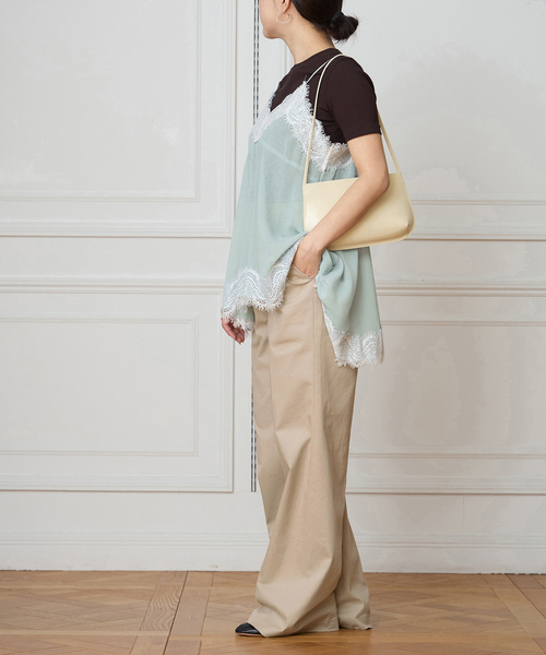IENA LA BOUCLE（イエナラブークル）の「IENA LA BOUCLE 楊柳レースミニキャミドレス（キャミソール・レディース・ライトグリーン・FREE）」の13枚目の写真