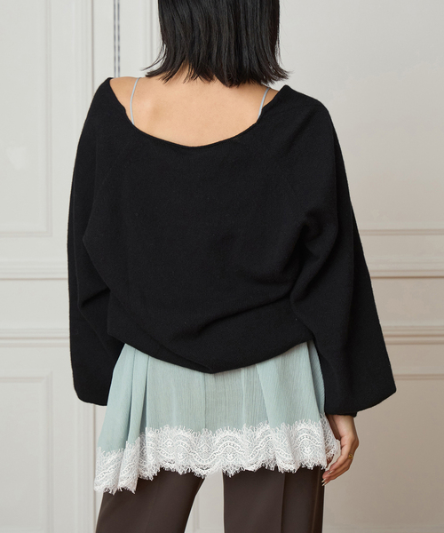 IENA LA BOUCLE（イエナラブークル）の「IENA LA BOUCLE 楊柳レースミニキャミドレス（キャミソール・レディース・ライトグリーン・FREE）」の16枚目の写真