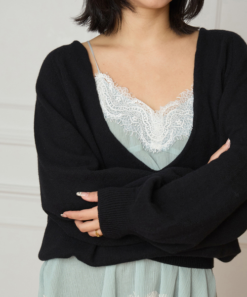 IENA LA BOUCLE（イエナラブークル）の「IENA LA BOUCLE 楊柳レースミニキャミドレス（キャミソール・レディース・ライトグリーン・FREE）」の18枚目の写真