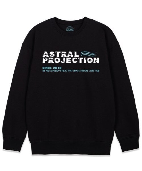 ASTRAL PROJECTION(アストラルプロジェクション)の「アミレタリングルーズフィットスウェット_ブラック(スウェット・メンズ・その他・LARGE/MEDIUM/X-LARGE/XX-LARGE)」の1枚目の写真