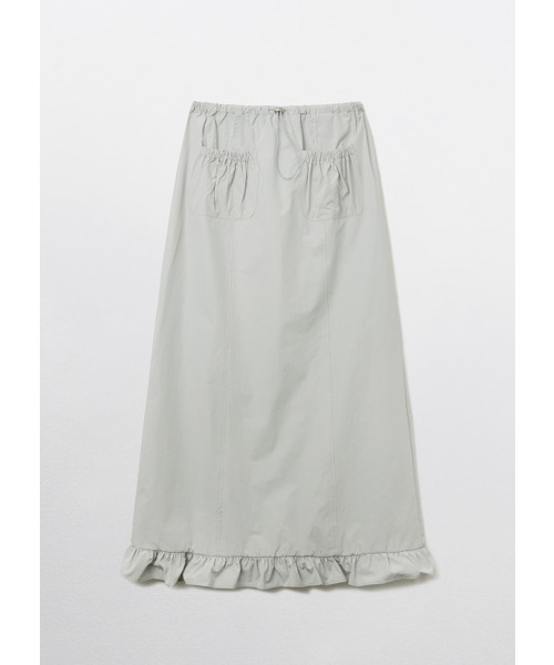 PEEVES PEEVES(フィブス フィブス)の「Frill Mermaid Maxi Skirt / Light Grey(スカート・レディース・その他・OS)」の4枚目の写真