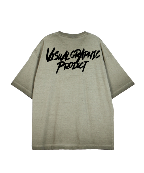 BY.L(バイエル)の「フェイドピグメントグラフィットロゴ半袖Tシャツカーキ(Tシャツ/カットソー・メンズ・その他・MEDIUM/LARGE/X-LARGE/XX-LARGE)」の3枚目の写真