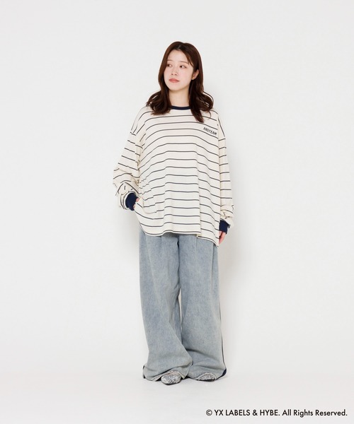 &TEAM | ZOZOTOWN BORDER LONG SLEEVE T-SHIRT（Tシャツ/カットソー