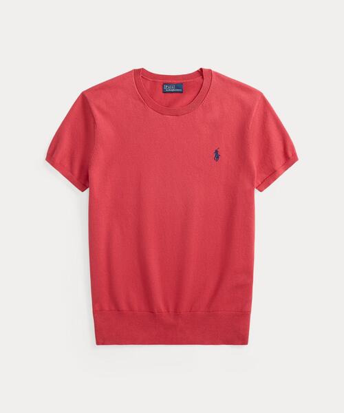 POLO RALPH LAUREN(ポロ ラルフ ローレン)の「ショートスリーブ クルーネック セーター(ニット/セーター・レディース・レッド・L/M/S/XS)」の7枚目の写真