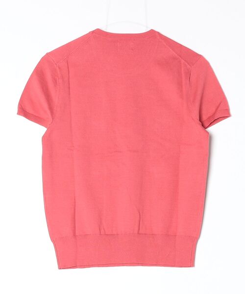 POLO RALPH LAUREN(ポロ ラルフ ローレン)の「ショートスリーブ クルーネック セーター(ニット/セーター・レディース・レッド・L/M/S/XS)」の2枚目の写真