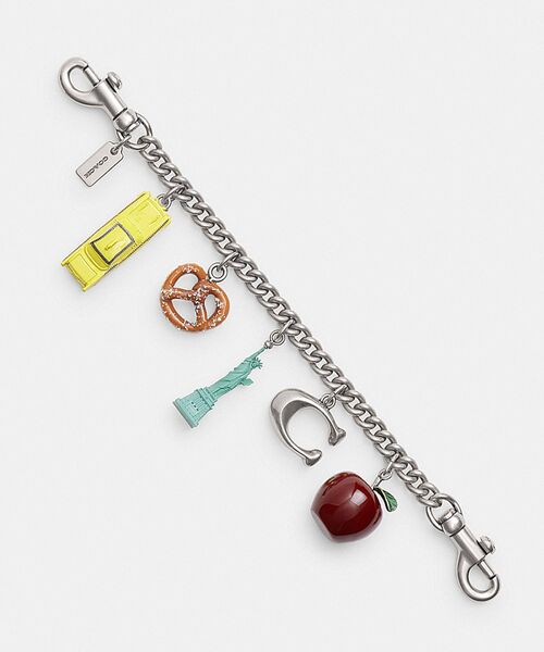 ニューヨーク モチーフ チェーン バッグ チャーム(キーホルダー)