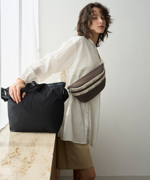 FREAK'S STORE（フリークスストア）の「LeSportsac × FREAK'S STORE/レスポートサック 別注 HERITAGE BELT BAG/ヘリテージ ベルトバッグ/ボディバッグ（ボディバッグ/ウエストポーチ・レディース・ブラウン/ブラック・ONE SIZE）」の21枚目の写真