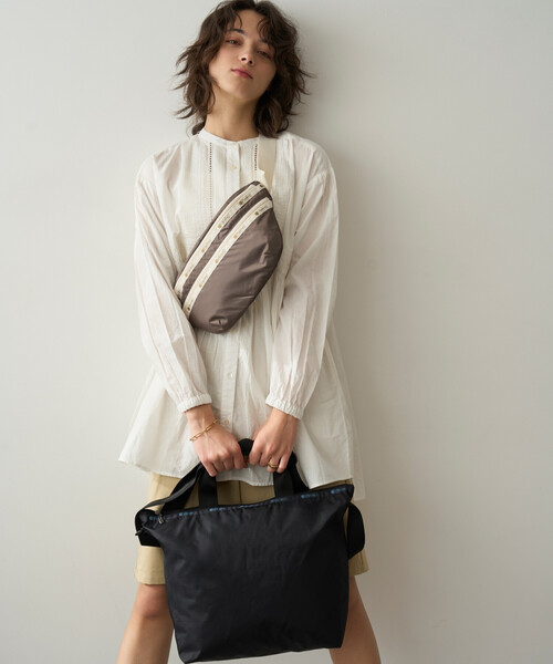 FREAK'S STORE（フリークスストア）の「LeSportsac × FREAK'S STORE/レスポートサック 別注 HERITAGE BELT BAG/ヘリテージ ベルトバッグ/ボディバッグ（ボディバッグ/ウエストポーチ・レディース・ブラウン/ブラック・ONE SIZE）」の20枚目の写真