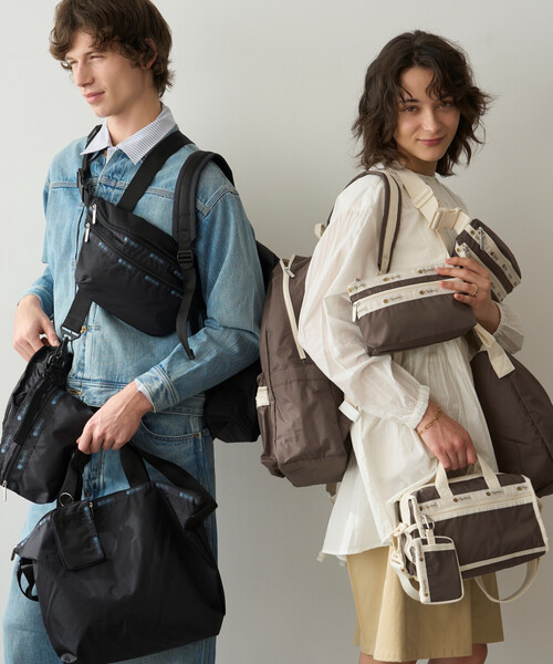 FREAK'S STORE（フリークスストア）の「LeSportsac × FREAK'S STORE/レスポートサック 別注 HERITAGE BELT BAG/ヘリテージ ベルトバッグ/ボディバッグ（ボディバッグ/ウエストポーチ・レディース・ブラウン/ブラック・ONE SIZE）」の18枚目の写真