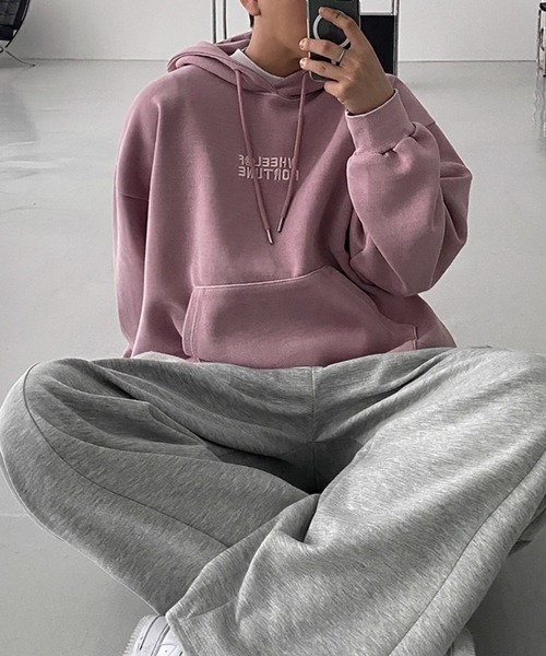 NOWLE（ノウル）の「【NOWLE】バギーフィット 切り替えデザイン スウェットパンツ（スウェットパンツ・メンズ・ブラック/グレー・X-LARGE/LARGE/MEDIUM）」の14枚目の写真