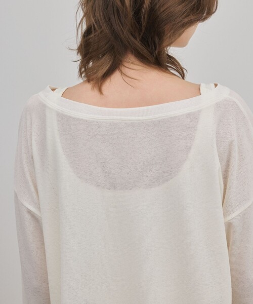 Diagram(ダイアグラム)の「シアーワッフルカットトップ(Tシャツ/カットソー・レディース・キナリ/ブラック・36)」の9枚目の写真
