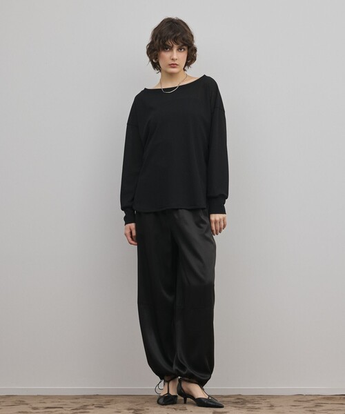Diagram(ダイアグラム)の「シアーワッフルカットトップ(Tシャツ/カットソー・レディース・キナリ/ブラック・36)」の11枚目の写真
