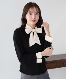 BLUEEAST（ブルーイースト）の「シャツリボンカットソー（Tシャツ/カットソー・レディース）」