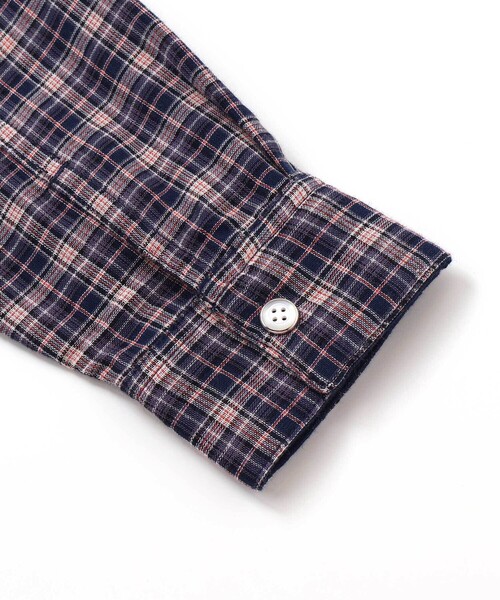 WASK（ワスク）の「リバーシブルガーゼチェックシャツ（シャツ/ブラウス・キッズ・ネイビー・140cm/160cm/150cm）」の11枚目の写真