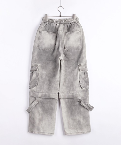 WESTSEA（ウエストシー）の「ウォッシュ加工 カーゴデザイン デニムパンツ 裏起毛（デニムパンツ・メンズ・グレー/ブラック・XL/M/L）」の6枚目の写真