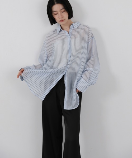 select MOCA(セレクトモカ)の「ストレートイージーサテンパンツ【セットアップ対応/手洗い可】(その他パンツ・レディース・ブラウン/ブラック/アイボリー・LARGE/MEDIUM)」の20枚目の写真