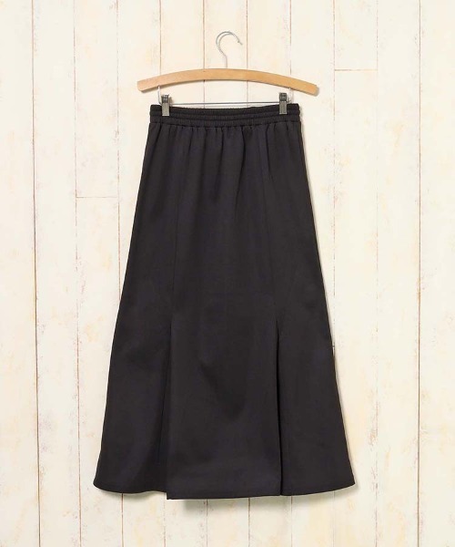 Bleu Bleuet(ブルーブルーエ)の「裏起毛カットツイルマーメイドスカート(スカート・レディース・ブラウン/キャメル/ブラック・FREE)」の7枚目の写真
