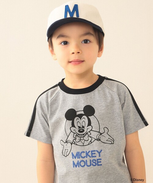 BEAMS mini（ビームスミニ）の「Disney / MICKEY MOUSE / Tシャツ 2026SS（90～140cm）外遊び プチプラ 保育園 通学 定番（Tシャツ/カットソー・キッズ・ナチュラル/ライトグレー・140/110/100/120/130/90）」の7枚目の写真