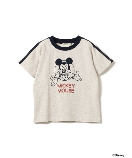 BEAMS mini（ビームスミニ）の「Disney / MICKEY MOUSE / Tシャツ 2026SS（90～140cm）外遊び プチプラ 保育園 通学 定番（Tシャツ/カットソー・キッズ・ナチュラル/ライトグレー・140/110/100/120/130/90）」の11枚目の写真