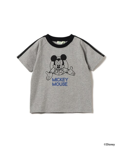 BEAMS mini（ビームスミニ）の「Disney / MICKEY MOUSE / Tシャツ 2026SS（90～140cm）外遊び プチプラ 保育園 通学 定番（Tシャツ/カットソー・キッズ・ナチュラル/ライトグレー・140/110/100/120/130/90）」の19枚目の写真