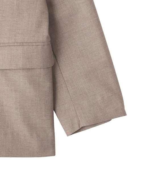 CRAFT STANDARD BOUTIQUE（クラフトスタンダードブティック）の「＜セレモニー／ハレの日＞ダブルテーラードジャケット◆（テーラードジャケット・レディース・ベージュ系その他2/グレー・FREE）」の9枚目の写真