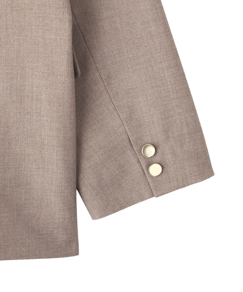 CRAFT STANDARD BOUTIQUE（クラフトスタンダードブティック）の「＜セレモニー／ハレの日＞ダブルテーラードジャケット◆（テーラードジャケット・レディース・ベージュ系その他2/グレー・FREE）」の11枚目の写真