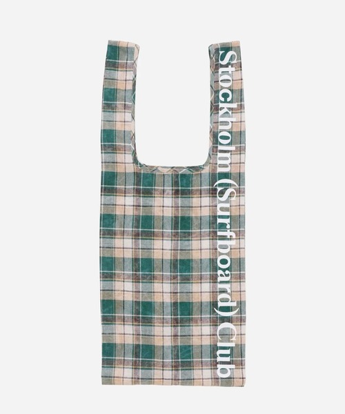 Stockholm Surfboard Club(ストックホルムサーフボードクラブ)の「Stockholm Surfboard Club/ストックホルムサーフボードクラブ エコバッグ LOGO SHOPPER(エコバッグ/サブバッグ・レディース・グリーン・FREE)」の7枚目の写真