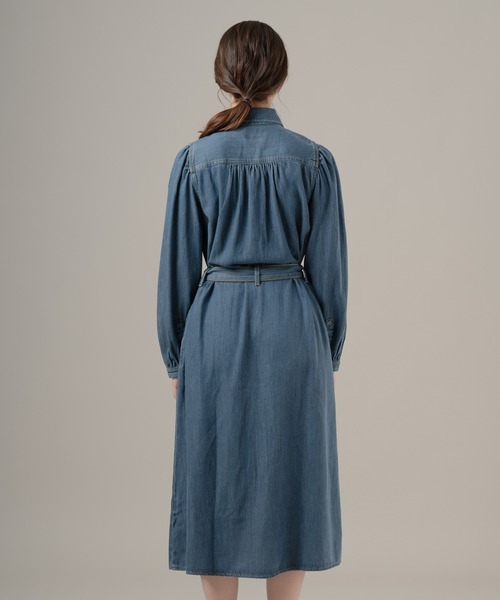 Levi's(リーバイス)の「Levi's/リーバイス ロングスリーブ マキシドレス(シャツワンピース・レディース・インディゴブルー・XS/S/M)」の3枚目の写真