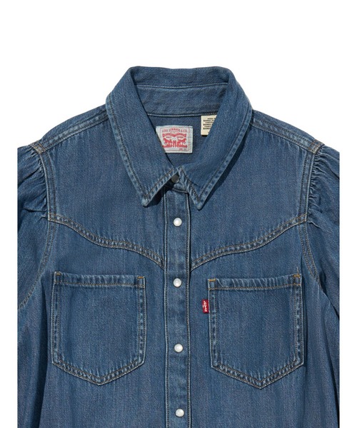 Levi's(リーバイス)の「Levi's/リーバイス ロングスリーブ マキシドレス(シャツワンピース・レディース・インディゴブルー・XS/S/M)」の9枚目の写真