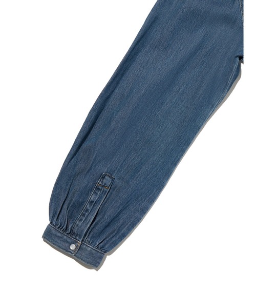 Levi's(リーバイス)の「Levi's/リーバイス ロングスリーブ マキシドレス(シャツワンピース・レディース・インディゴブルー・XS/S/M)」の10枚目の写真