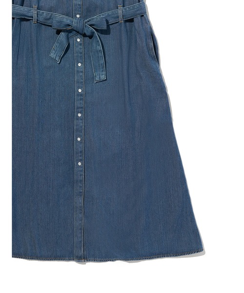 Levi's(リーバイス)の「Levi's/リーバイス ロングスリーブ マキシドレス(シャツワンピース・レディース・インディゴブルー・XS/S/M)」の11枚目の写真