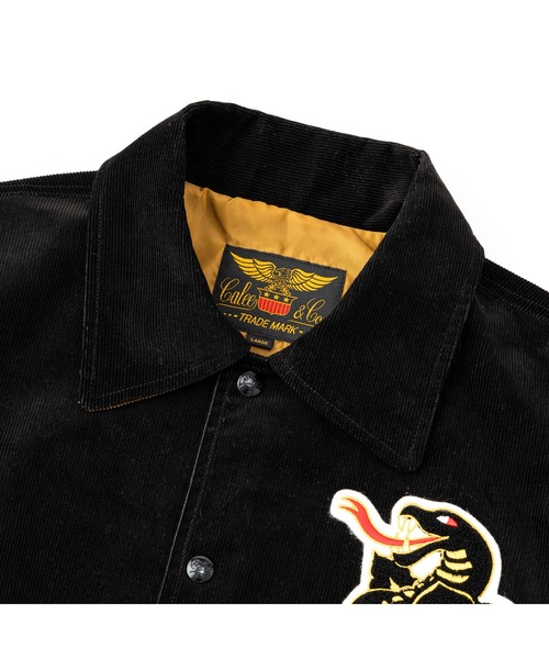 CALEE（キャリー）の「CORDUROY AWARD TYPE JACKET EXCLUSIVE>（ブルゾン・メンズ・ブラック・MEDIUM/LARGE/X-LARGE）」の3枚目の写真