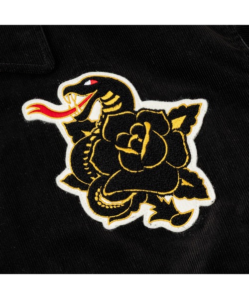 CALEE（キャリー）の「CORDUROY AWARD TYPE JACKET EXCLUSIVE>（ブルゾン・メンズ・ブラック・MEDIUM/LARGE/X-LARGE）」の4枚目の写真