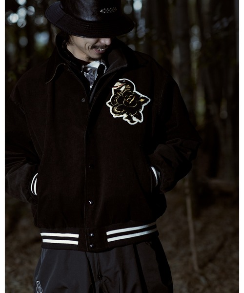 CALEE（キャリー）の「CORDUROY AWARD TYPE JACKET EXCLUSIVE>（ブルゾン・メンズ・ブラック・MEDIUM/LARGE/X-LARGE）」の12枚目の写真