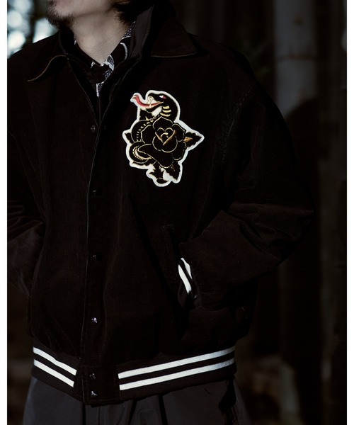 CALEE（キャリー）の「CORDUROY AWARD TYPE JACKET EXCLUSIVE>（ブルゾン・メンズ・ブラック・MEDIUM/LARGE/X-LARGE）」の13枚目の写真