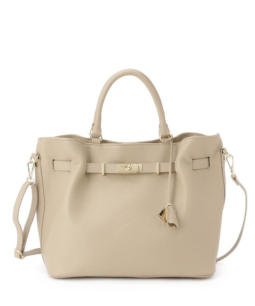 MILOS（ミロス）の「MILOS（ミロス）金具付きトートバッグ（トートバッグ・レディース・ブラック/ブラウン系その他・00）」の2枚目の写真