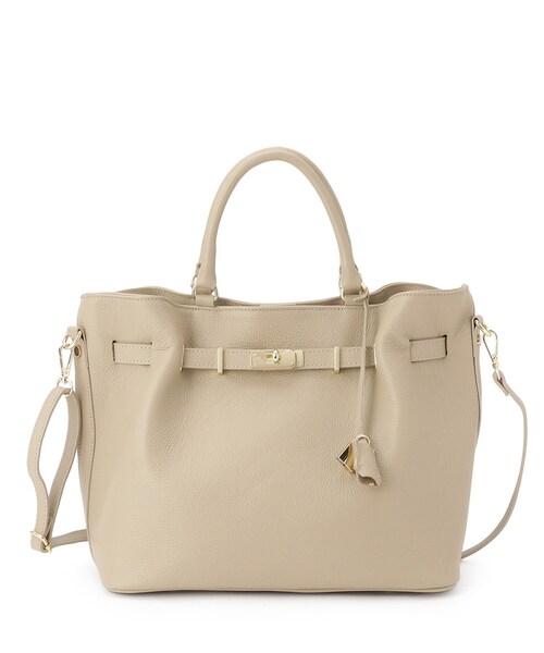 MILOS（ミロス）の「MILOS（ミロス）金具付きトートバッグ（トートバッグ・レディース・ブラック/ブラウン系その他・00）」の3枚目の写真