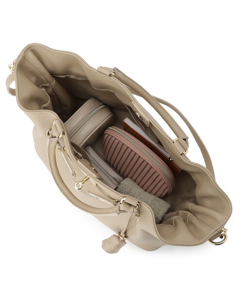 MILOS（ミロス）の「MILOS（ミロス）金具付きトートバッグ（トートバッグ・レディース・ブラック/ブラウン系その他・00）」の9枚目の写真