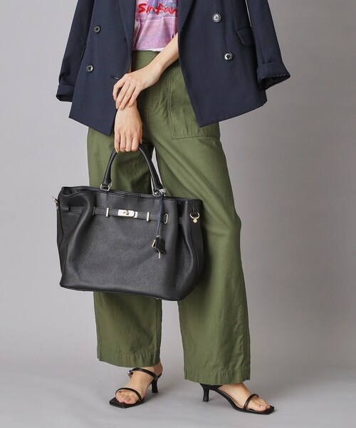 MILOS（ミロス）の「MILOS（ミロス）金具付きトートバッグ（トートバッグ・レディース・ブラック/ブラウン系その他・00）」の13枚目の写真