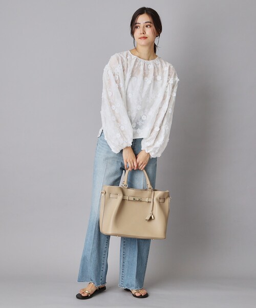 MILOS（ミロス）の「MILOS（ミロス）金具付きトートバッグ（トートバッグ・レディース・ブラック/ブラウン系その他・00）」の16枚目の写真