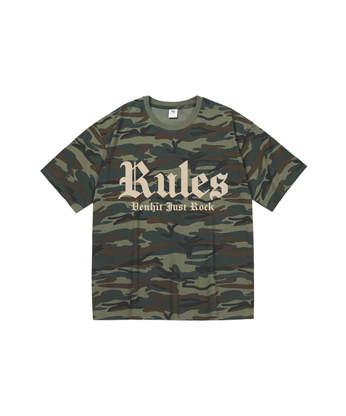VENHIT(ベンヒット)の「RULES カモ 半袖Tシャツ(Tシャツ/カットソー・レディース・ホワイト/グリーン・SMALL/MEDIUM/LARGE/X-LARGE)」の2枚目の写真