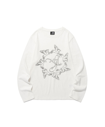 NICE GHOST CLUB | UNICORN CIRCLE SLIM L/S TEE_WHITE(NG2FSUT552A)(Tシャツ/カットソー)