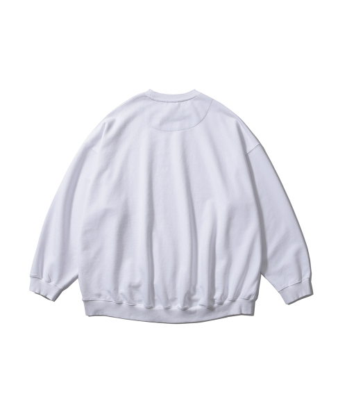 MOIF（モイフ）の「[SS25] BAGGY SWEAT SHIRT / FRESH CREAM（スウェット・メンズ・その他・S/M/L）」の2枚目の写真