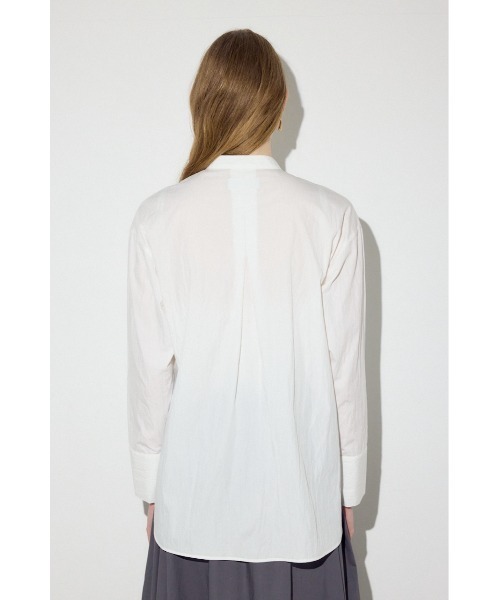 AZUL by moussy(アズールバイマウジー)の「レイヤードバンドカラーシャツ(シャツ/ブラウス・レディース・サックスブルー/ネイビー/オフホワイト・FREE)」の10枚目の写真
