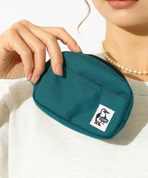 CHUMS（チャムス）の「【CHUMS / チャムス】Recycle Dual Soft Case / リサイクルデュアルソフトケース / ミニポーチ / コインケース（ポーチ・レディース・ピンク/ブルー/グリーン系その他/グレイッシュベージュ/ブラック/パープル・フリー）」の3枚目の写真